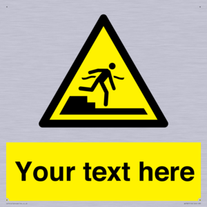 Custom warning Submerged step or steps